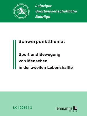 cover image of Leipziger Sportwissenschaftliche Beiträge